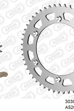 AFAM - 520MR2 116 ARS (CLIP) GOLD & SPROCKETS - Chain Kits - STEEL Speciale Aanbieding