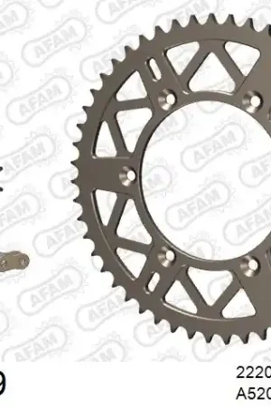 AFAM - 520MR2 114 ARS (CLIP) GOLD & SPROCKETS - Chain Kits - ALU Laatste Versie