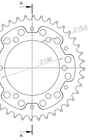 Lage Prijs SUPERSPROX - REAR STEALTH 40T, BLUE, 520 - Sprockets - Compatibel met Kawasaki