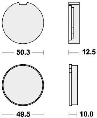SBS - 503HF BRAKE PADS ORGANIC - Brake Pads - STREET Favoriet