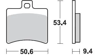 Budget BRAKING - 840 SM1 - Brake Pads - Semi Metallic