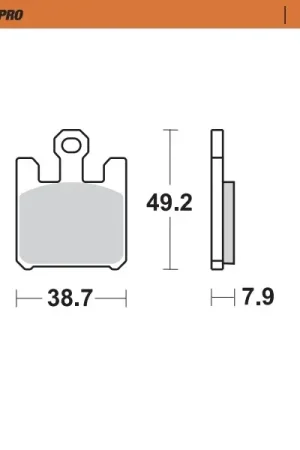 MOTO MASTER - 406101 - Brake Pads - SINTER STREET Aanbieding