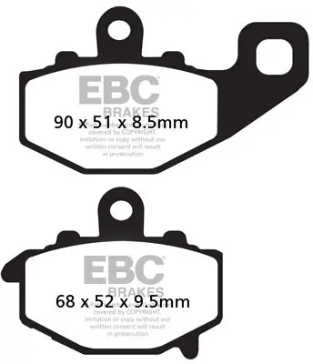 EBC - FA 192V - Brake Pads - Semi-sintered Bestel Nu