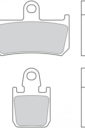 BREMBO - 07YA46RC - Brake Pads - Organic Racing Uitverkoop