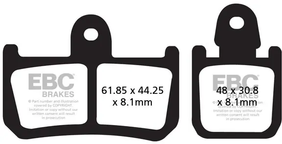 EBC - FA442/4HH - Brake Pads - Sintered Sportbike Favoriet