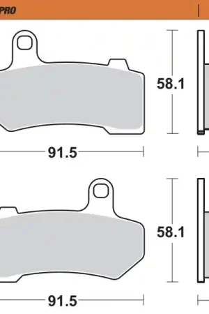 Beste Prijs MOTO MASTER - 412201 - Brake Pads - SINTER - STREET