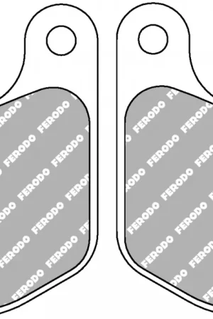 Flitsaanbieding FERODO - FDB333P - Brake Pads - Organic - Street