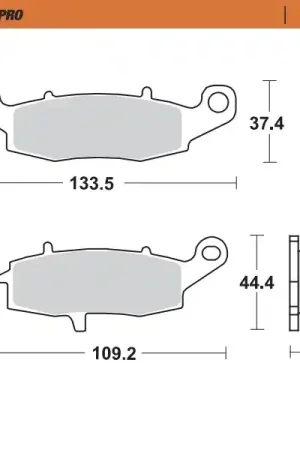 MOTO MASTER - 404101 - Brake Pads - Sinter Nieuw Model