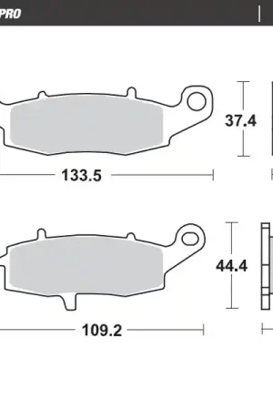 Limited Edition MOTO MASTER - 404104 - Brake Pads - Ceramic