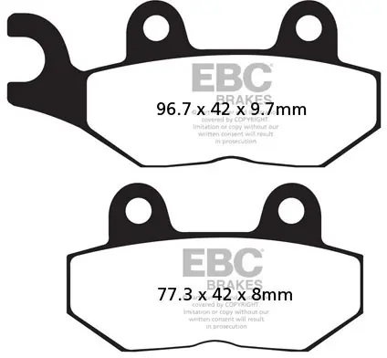 EBC - FA 214/2V - Brake Pads - Semi-sintered Favoriet