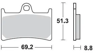 In De Mode BRAKING - 786 CM55 - Brake Pads - Sintered