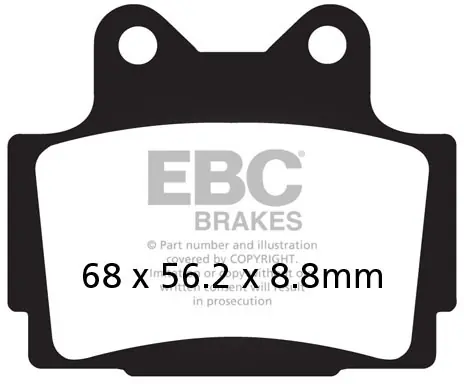 EBC - FA104HH - Brake Pads - Sintered Sportbike Alleen Vandaag