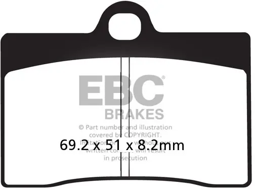 Koop Vandaag EBC - FA095HH - Brake Pads - Geschikt voor sportmotoren