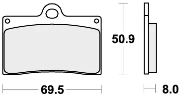 SBS - 566RST BRAKE PADS SINTER SPORT - Brake Pads - Sinter Sport Gratis Retour