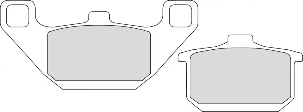 FERODO - FDB339P - Brake Pads - Organic Geld-Terug-Garantie
