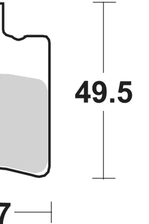 Korting SBS - 143HF - Brake Pads - Organic