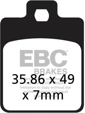 EBC - SFA260 - Brake Pads - Organisch Must-Have