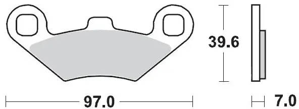 MOTO MASTER - 097511 - Brake Pads - Sinter Racing Off Road Premium