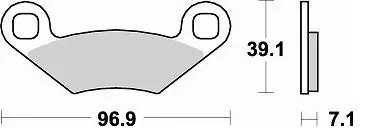 BRAKING - 857 CM44 - Brake Pads - Sintered Professioneel