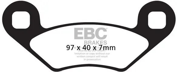 Ambachtelijk EBC - FA159TT - Brake Pads - Organisch