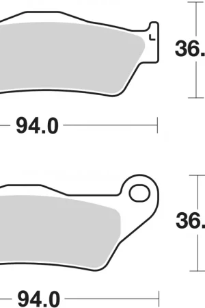 SBS - 151MS BRAKE PADS SINTER - Brake Pads - Voor diverse scooters Gratis Retour