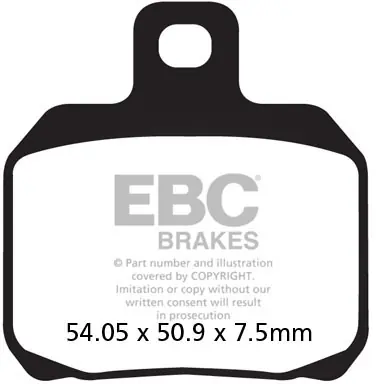 Limited Edition EBC - SFA266 - Brake Pads - Organisch