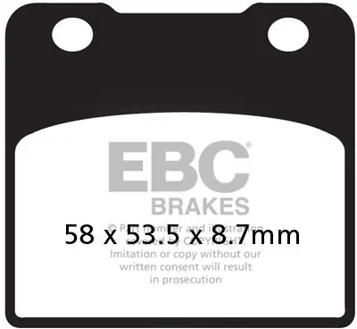EBC - FA 103V - Brake Pads - Semi-sintered Betaalbaar