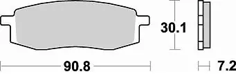 BRAKING - 687 SM1 - Brake Pads - Semi Metallic Meest Verkocht
