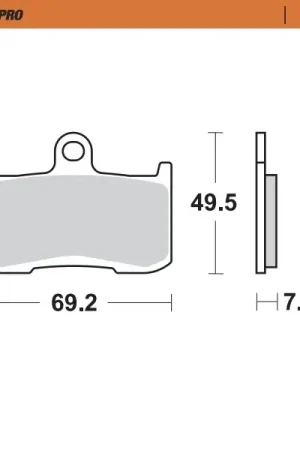 MOTO MASTER - 406001 - Brake Pads - Sinter Nieuw