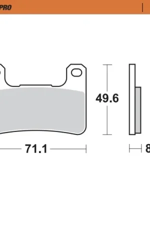 Beperkt Aanbod MOTO MASTER - 406301 - Brake Pads - Sinter