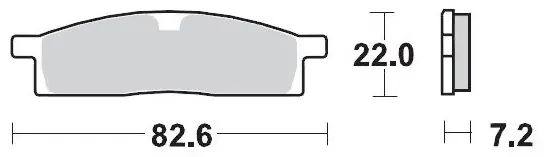 MOTO MASTER - 091212 - Brake Pads - Sinter Racing GP - Off Road Racing Plaats Bestelling