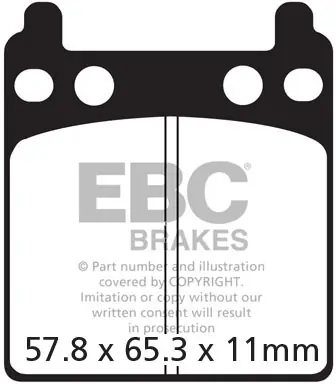 EBC - FA 32V - Brake Pads - Semi-sintered Nieuwe Collectie