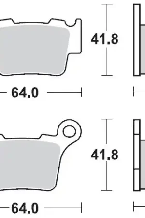 MOTO MASTER - 094411 - Brake Pads - Sinter Racing Off Road Must-Have