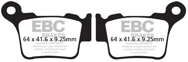 EBC - FA368TT - Brake Pads - Organic Koop Online