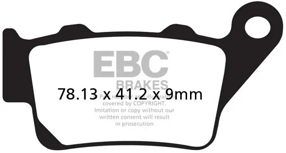 EBC - FA208R - Brake Pads - Sintered Remblokken Lage Prijs