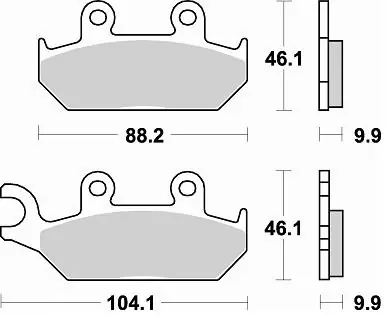 Gratis Verzending BRAKING - 737 SM1 - Brake Pads - Semi Metallic