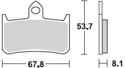 Gecertificeerd BRAKING - 756 CM55 - Brake Pads - Sintered