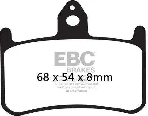 EBC - FA187 - Brake Pads - Organic Brake Pads Korting