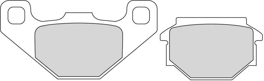 Tijdelijk Beschikbaar FERODO - FDB828P - Brake Pads - Organic