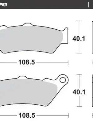 MOTO MASTER - 403304 - Brake Pads - Ceramic Wereldwijde Verzending