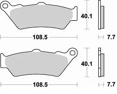 Exclusieve Aanbieding BRAKING - 780 CM55 - Brake Pads - Sintered