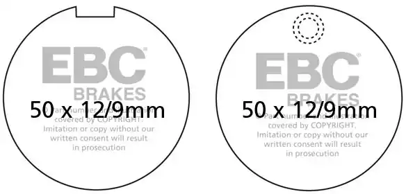 Bulkbestelling EBC - FA055 - Brake Pads - Organic