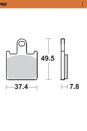 MOTO MASTER - 406801 - Brake Pads - Sinter Geld-Terug-Garantie