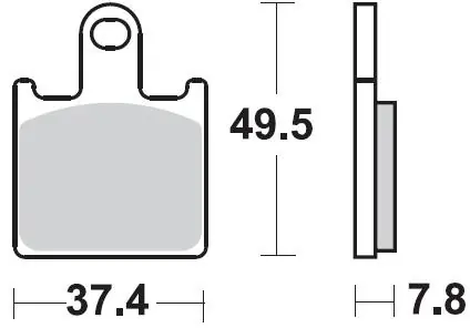 BRAKING - 927 CM55 - Brake Pads - Sintered Remblokken Luxe