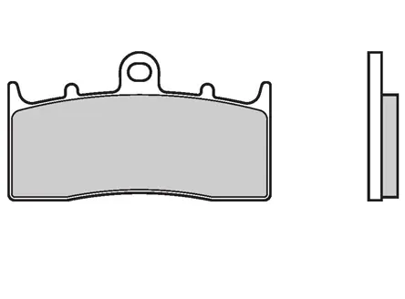 Nieuwe Collectie BREMBO - 07GR6207 - Brake Pads - Organic Genuine