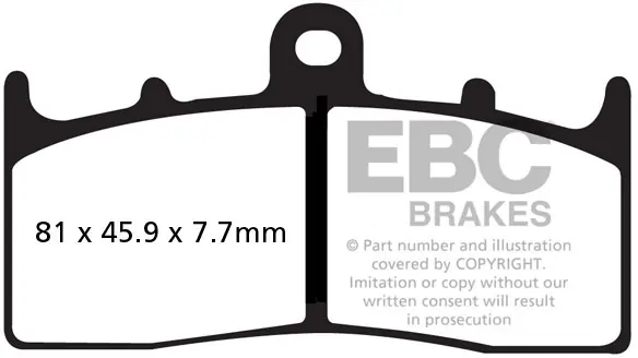 Goedkoop EBC - FA294HH - Brake Pads - Sintered Sportbike