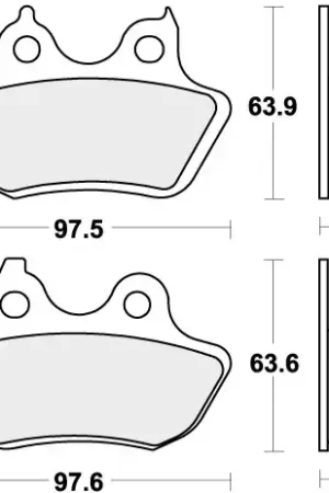 Geld-Terug-Garantie SBS - 846H.LS - Brake Pads - Sinter