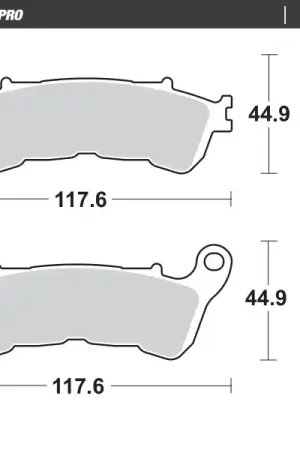 MOTO MASTER - 406504 - Brake Pads - CERAMIC STREET Voordeelprijs