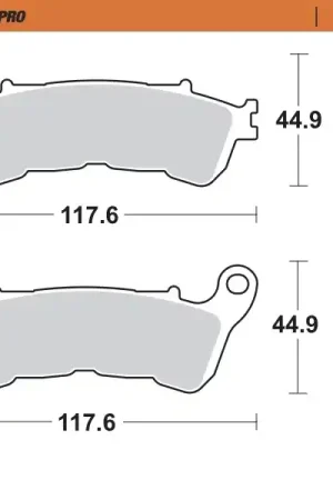 MOTO MASTER - 406501 - Brake Pads - Sinter Topkwaliteit