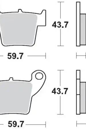 MOTO MASTER - 094321 - Brake Pads - Sinter Nitro Off Road Must-Have